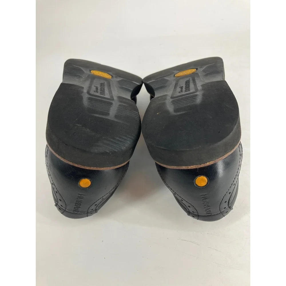 Samuel Hubbard Market Cap Oxford Mens 8.5 M Black Excellent Vibram Sole Derby